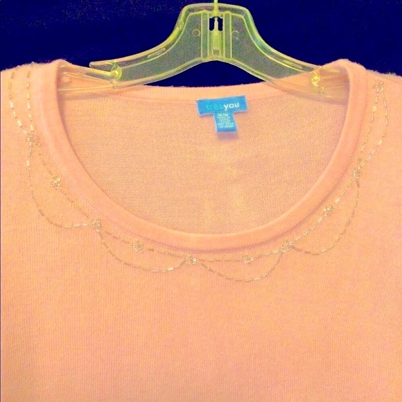 BLUSH PINK KITTEN SOFT SWEATER - Picture 2 of 4